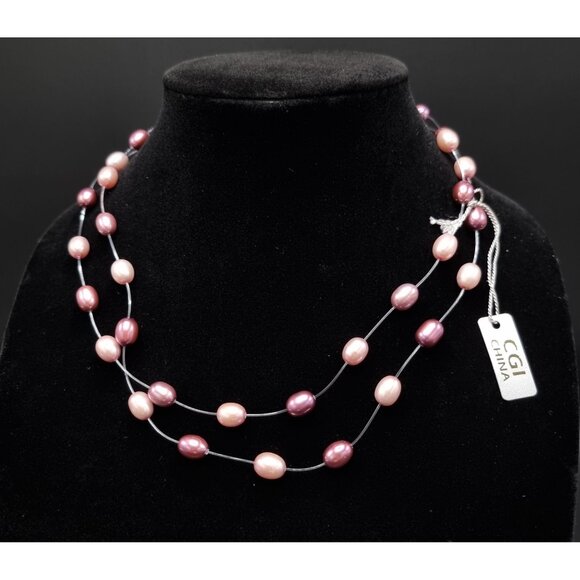 CGI Freshwater Pearl Long Necklace - Picture 4 of 5